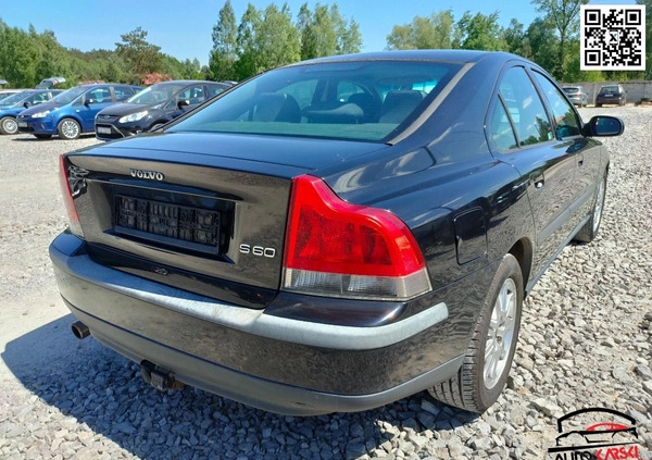 Volvo S60 cena 11500 przebieg: 263344, rok produkcji 2002 z Wasilków małe 379